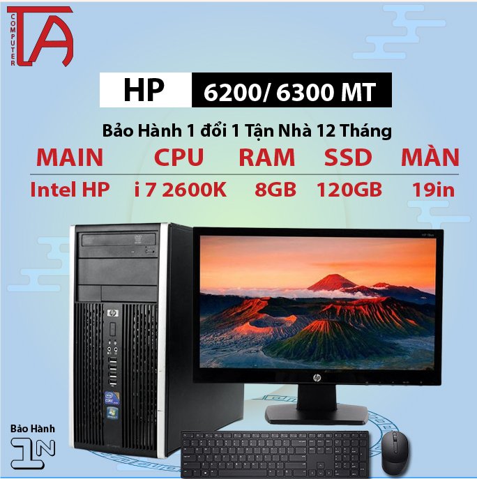 Sale lớn : bộ máy tính văn phòng giá 2tr500 - màn hình 24 inch - chạy chip i5